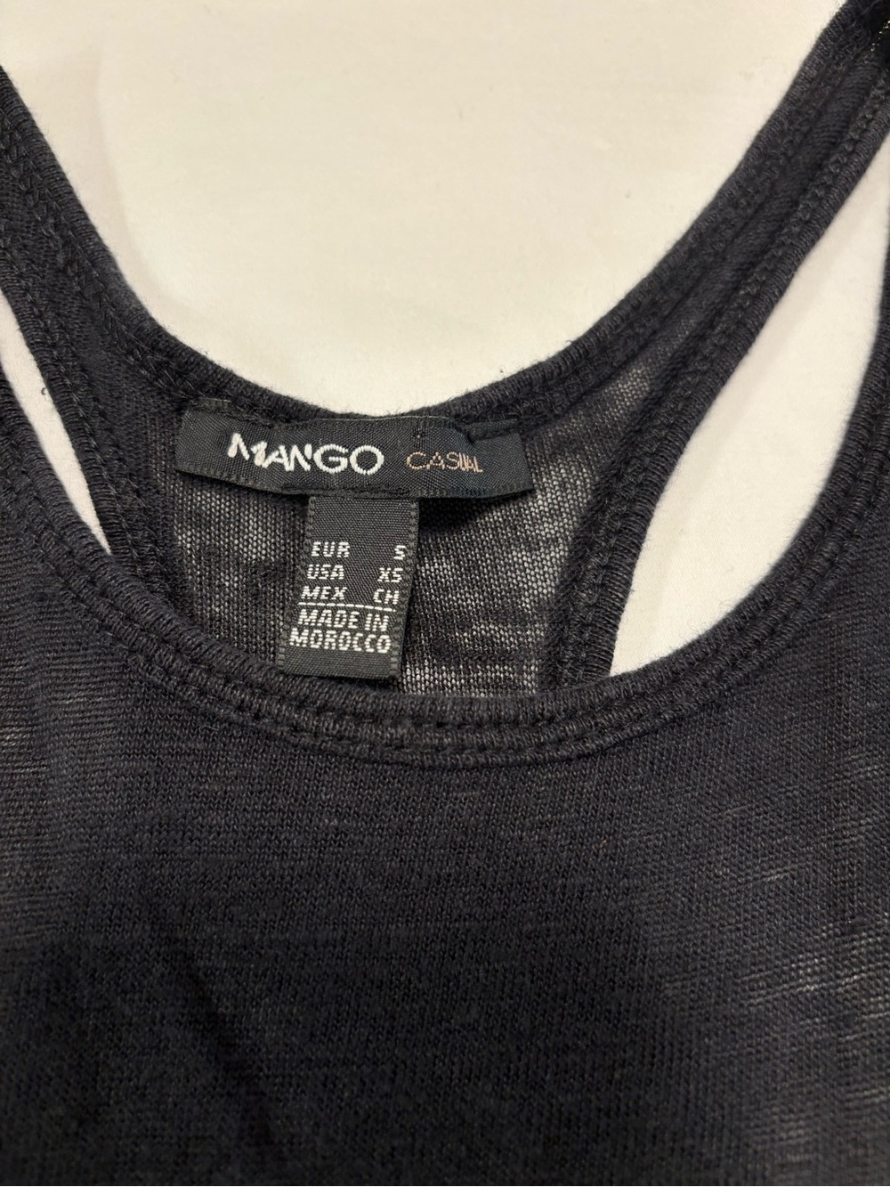 Mango Black Racerback Tank Top - Picture 2 of 5